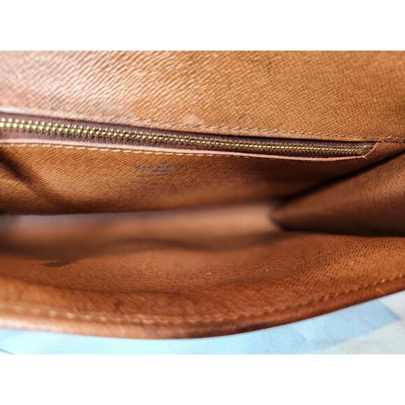 Louis Vuitton Monogram Bordeaux Clutch Shoulder Bag Crossbody Brown Canvas - Picture 12 of 16